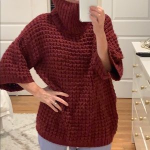 Cozy oversized sweater from Anthropologie